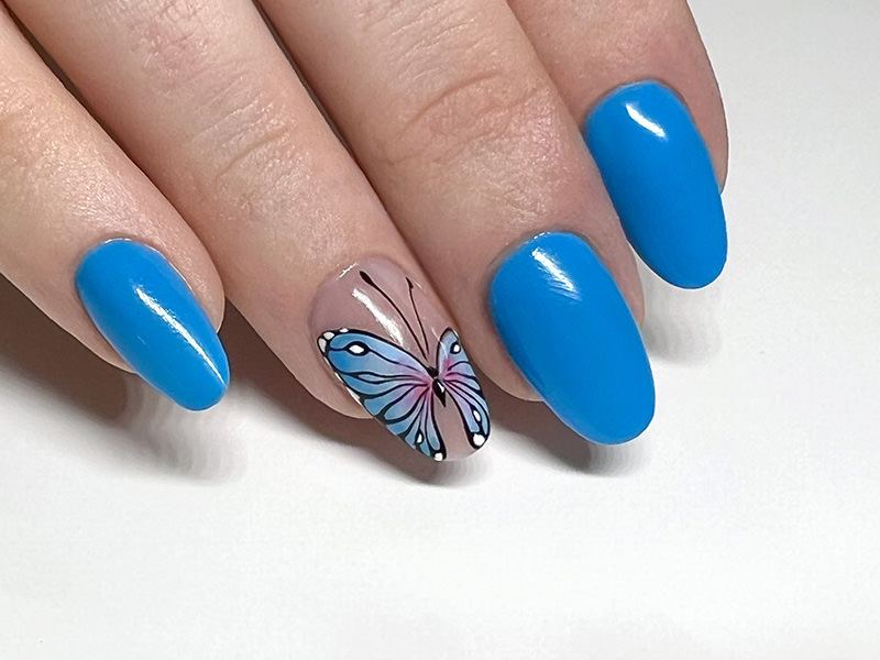 Nail art mania - Sara colleoni: Farfalla