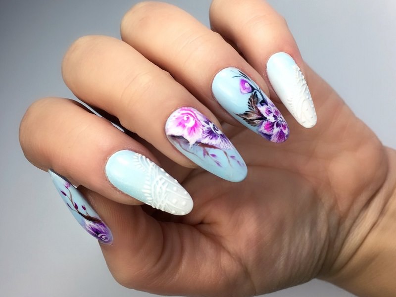 Idee nail art  - Marzia Appetecchia: Flower mix