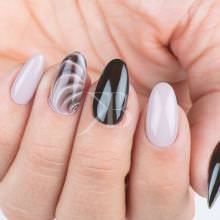 Idee Nail Art - Kateryna Bandrovska: Kombi Art vertigini di colore