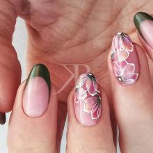 Idee Nail Art - Sara Colleoni: Kombi French alternativo