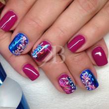 Nuove tendenze nail art - Barbara Donini: riccioli brillanti