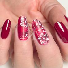 Nail art Natale - Gioia Del Zotto: Fiocchi di neve