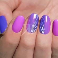 Idee Nail Art - Chiara Milanese: Kombi Shock & Ultraviolet
