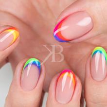 Nuove tendenze Nail art - Lorena Chiarentin: French multicolor
