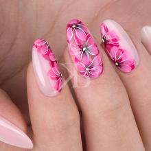 Nail art mania - Kateryna Bandrovska: Tripudio di fiori
