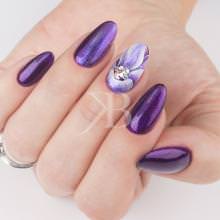 Idee nail art  - Kateryna Bandrovska: Illusion orchidea