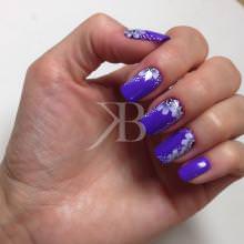 Idee Nail Art - Monica Gardel: Kombi ultraviolet